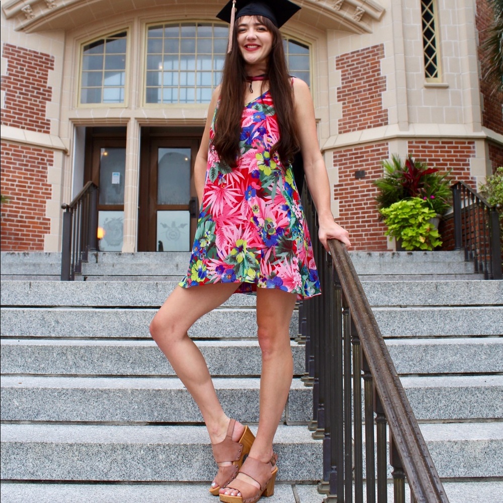 Buddy love mini dress floral pink formal dress LG